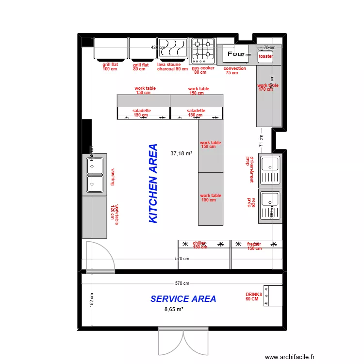 HEALTHI FOOD. Plan de 2 et 46 m² HEALTHI FOOD. Plan de 2 et 46 m²