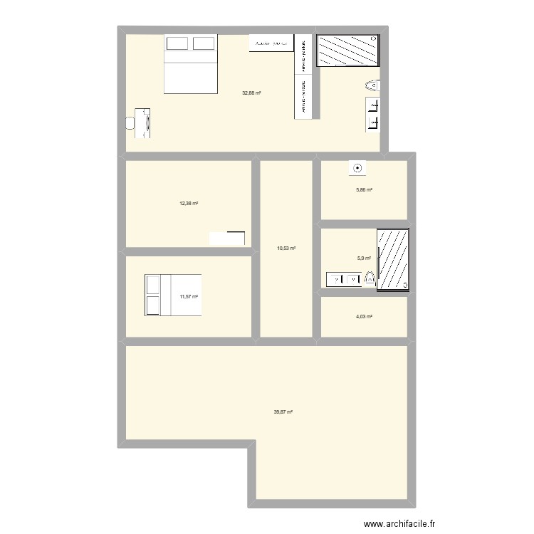 maison 2. Plan de 0 pièce et 0 m2