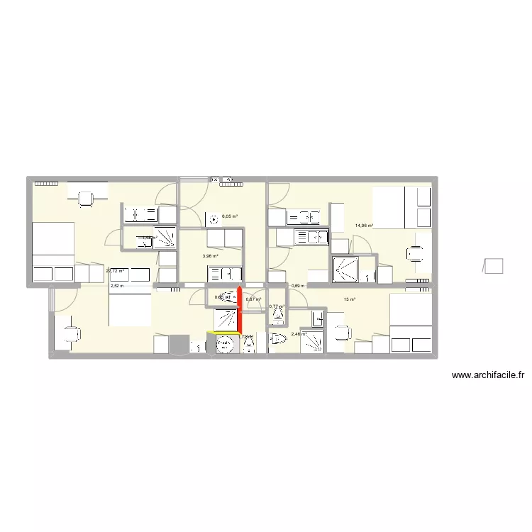 ST HERBLAIN MAYENNE V1. Plan de 