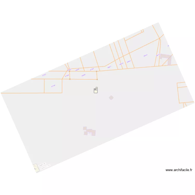 dissay bis. Plan de 4  et 68 m²