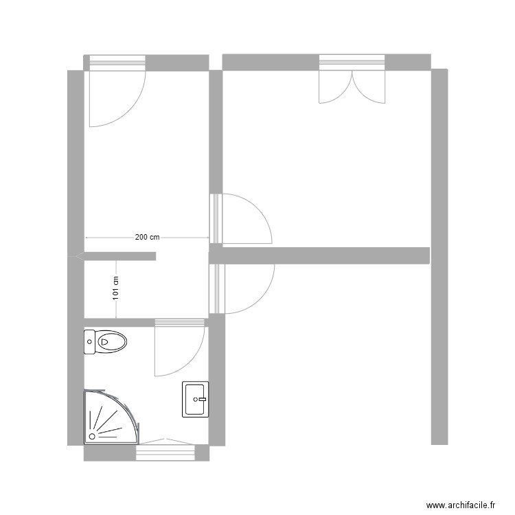 plan villa Olga niv inférieur. Plan de 0 pièce et 0 m2