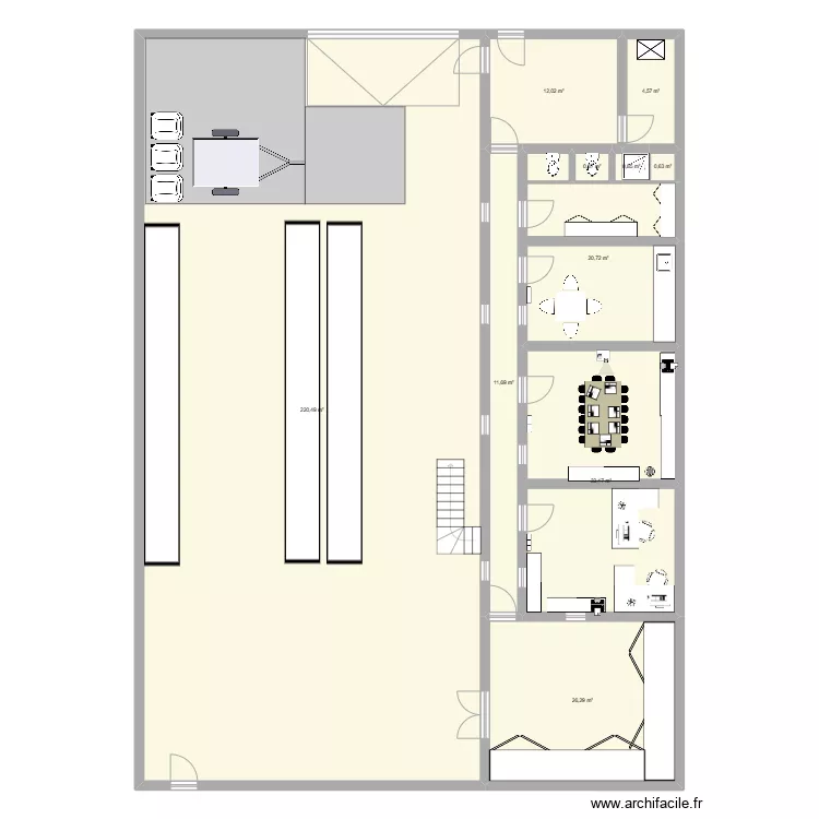Depot. Plan de 