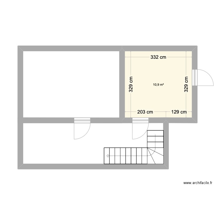RDC TFE. Plan de 0 pièce et 0 m2