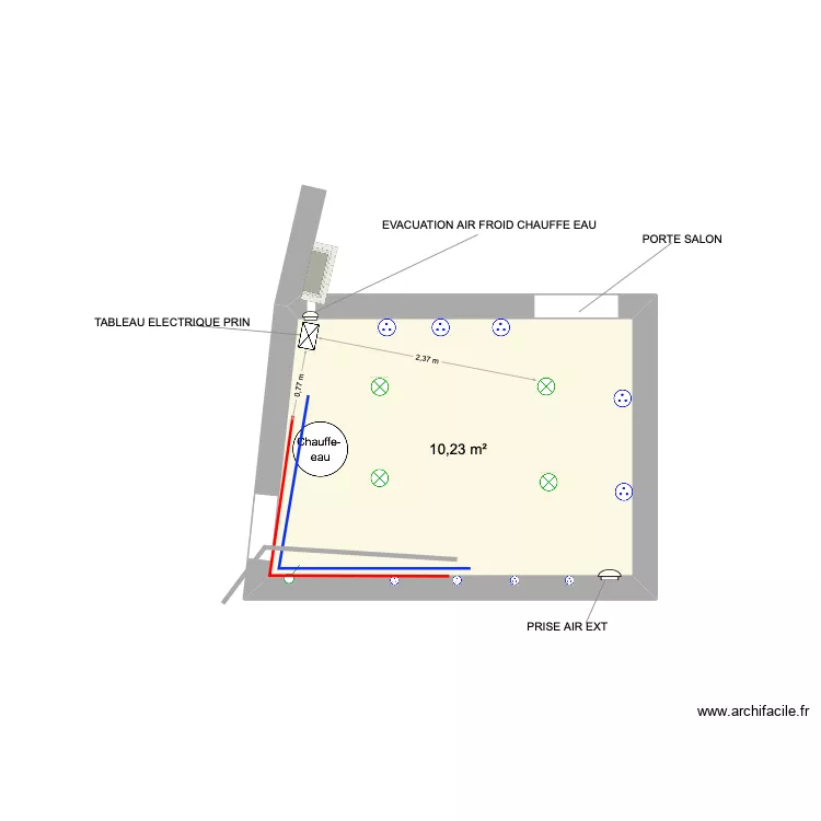 BUAN ALZONNE. Plan de 