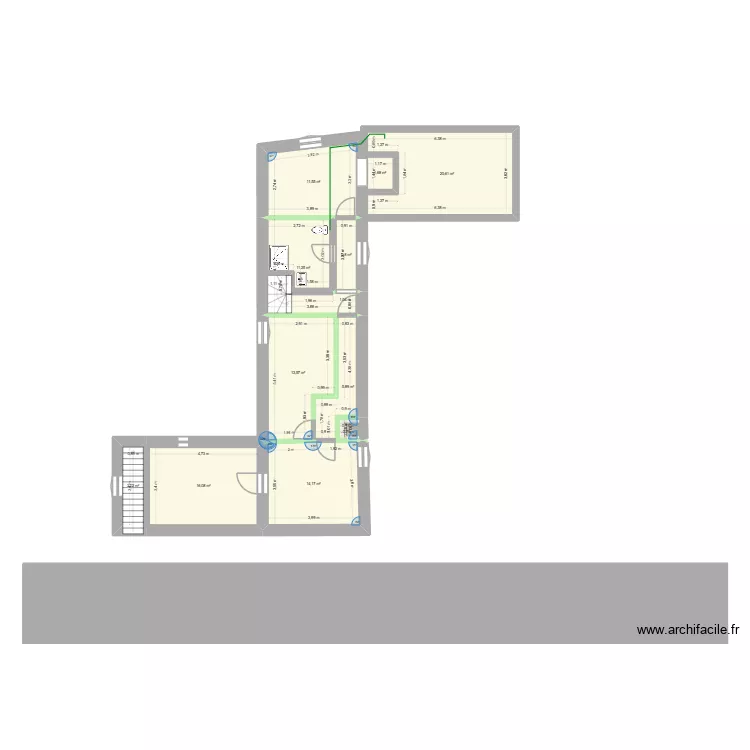 Ruisseauville 2. Plan de 10 et 101 m² Ruisseauville 2. Plan de 10 et 101 m²