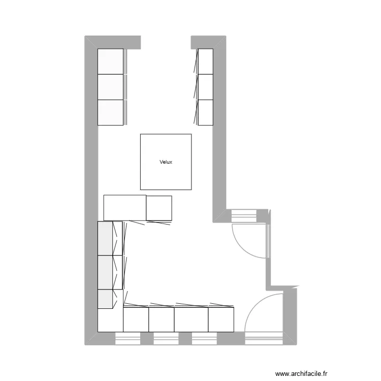 Cuisine. Plan de 