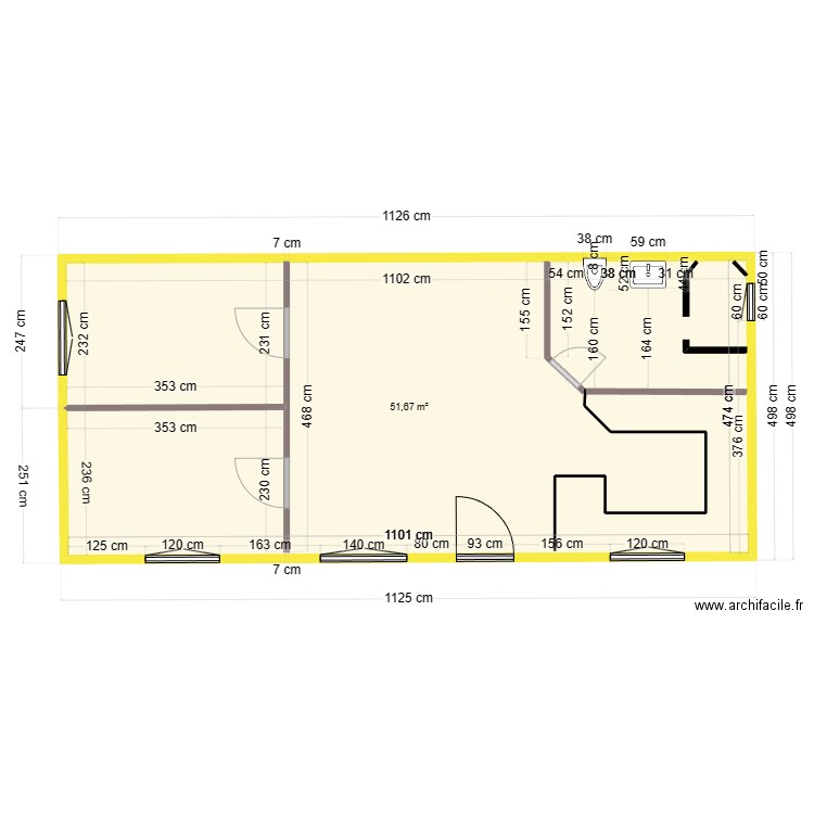 Plan maison aménagement intérieur. Plan de 0 pièce et 0 m2