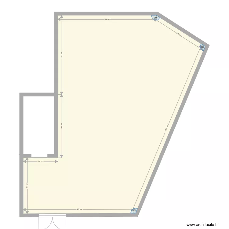Gerpinnes. Plan de 1  et 133 m²