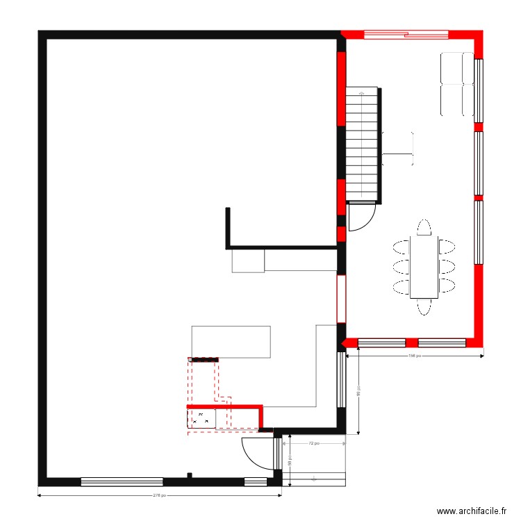 gabrielle 8. Plan de 1 pièce et 31 m2