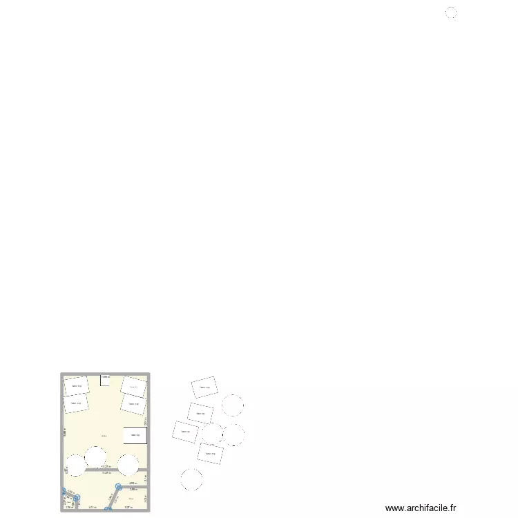 Salle mariage. Plan de Salle mariage. Plan de