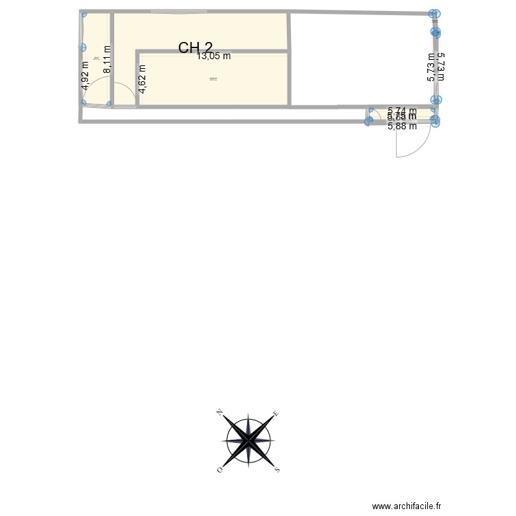 13120. Plan de 7 pièces et 148 m2