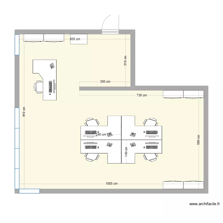 bureau CM. Plan de bureau CM. Plan de