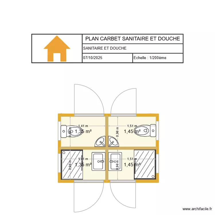 PALTON CARBET D/WC. Plan de PALTON CARBET D/WC. Plan de