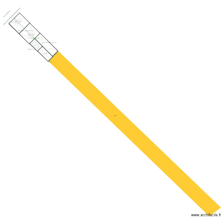 Plan de Masse A Rénover. Plan de 0 pièce et 0 m2
