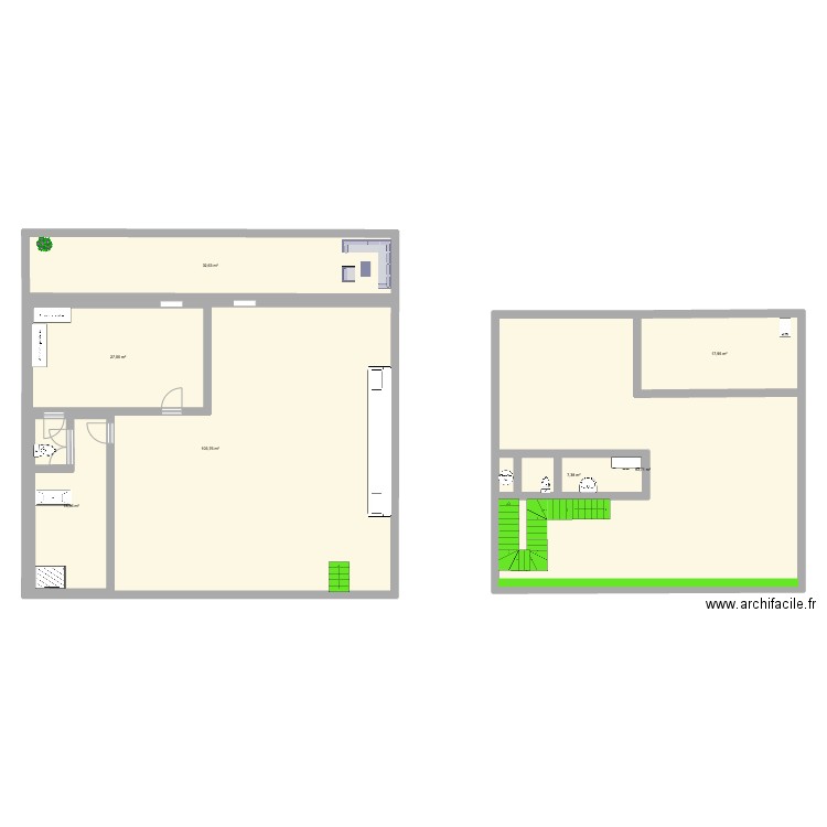 MONTAGARD. Plan de 7 pièces et 358 m2