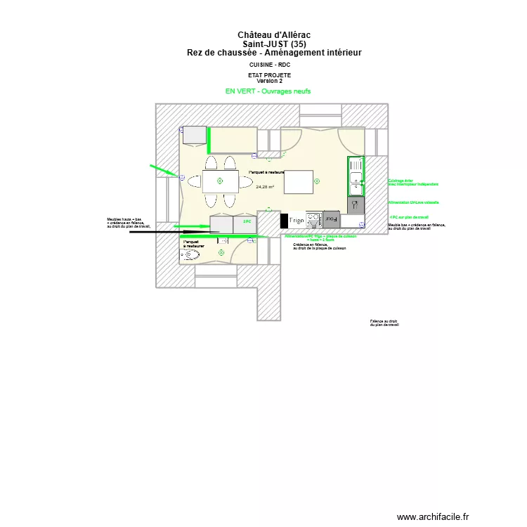 ASJ-Cuisine V3-19122025. Plan de 1 et 24 m² ASJ-Cuisine V3-19122025. Plan de 1 et 24 m²