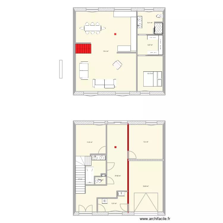 RDC. Plan de 11 pièces et 158 m² RDC. Plan de 11 pièces et 158 m²