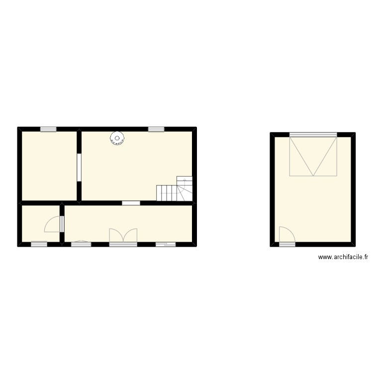 SUCCESSION SAVREUX - LE NEUBOURG. Plan de 8 pièces et 164 m2