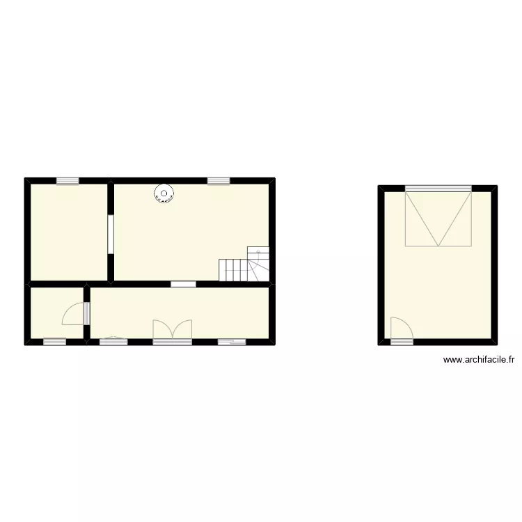 SUCCESSION SAVREUX - LE NEUBOURG. Plan de 