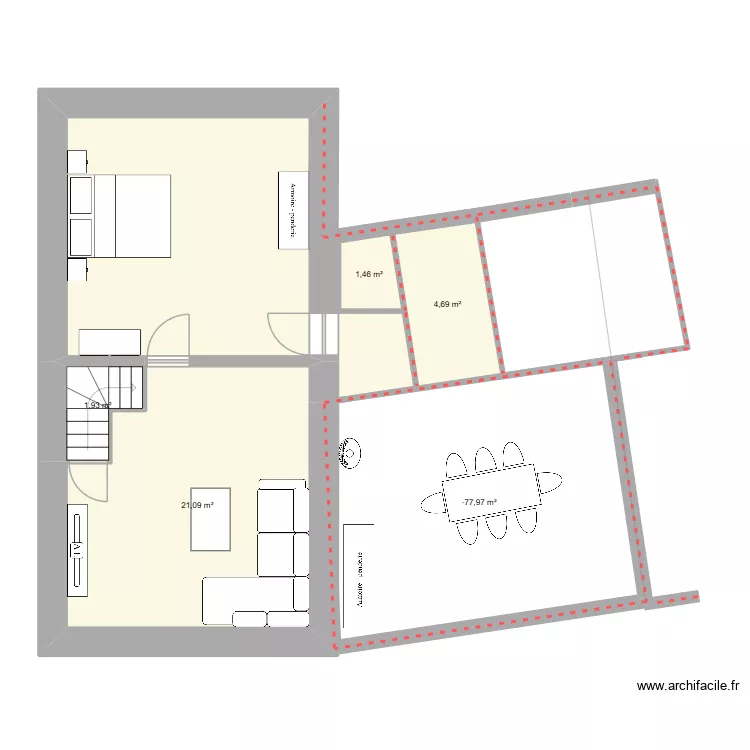 tabuts. Plan de 5 et 54 m² tabuts. Plan de 5 et 54 m²