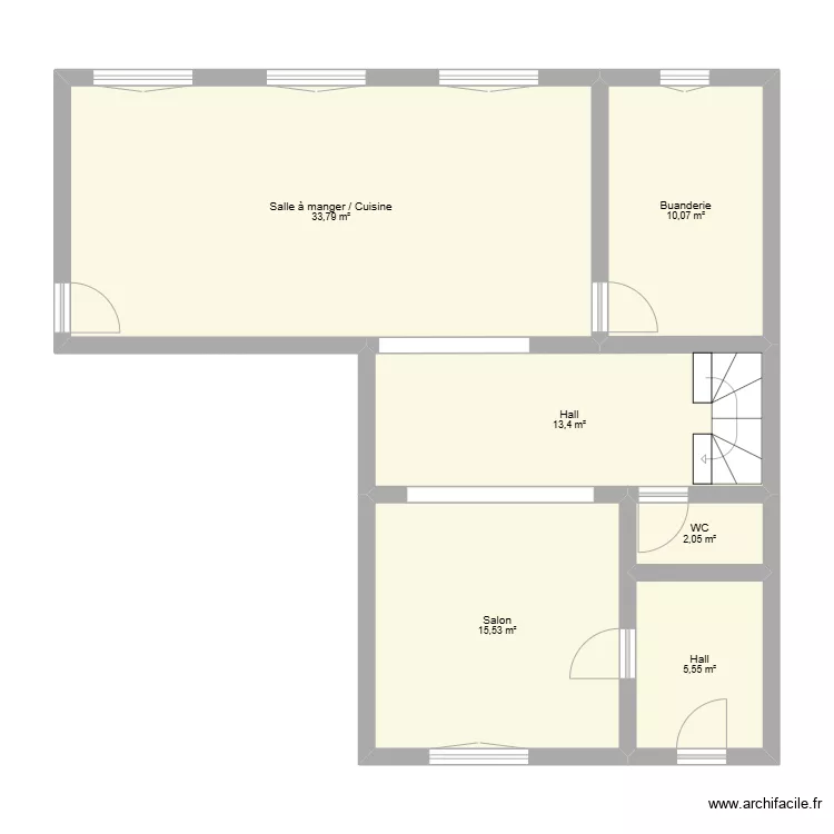 Lise rdc. Plan de 