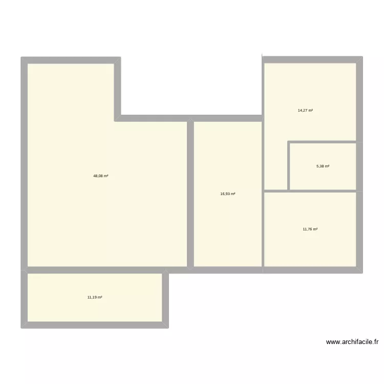plan maison. Plan de 6  et 108 m²