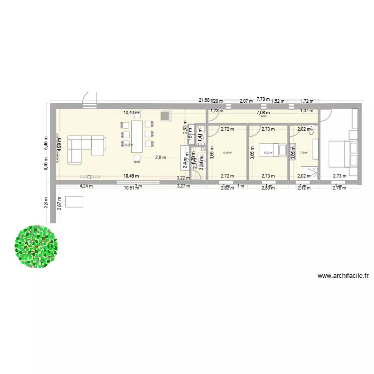 RENOVATION ECURIES 4 (26 08 26). Plan de 6 et 88 m² RENOVATION ECURIES 4 (26 08 26). Plan de 6 et 88 m²