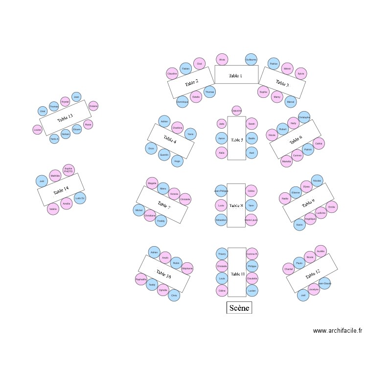 Mariage. Plan de 0 pièce et 0 m2