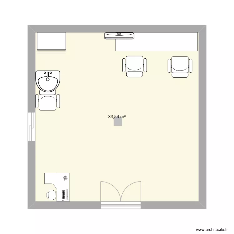Sb2. Plan de 1  et 34 m²