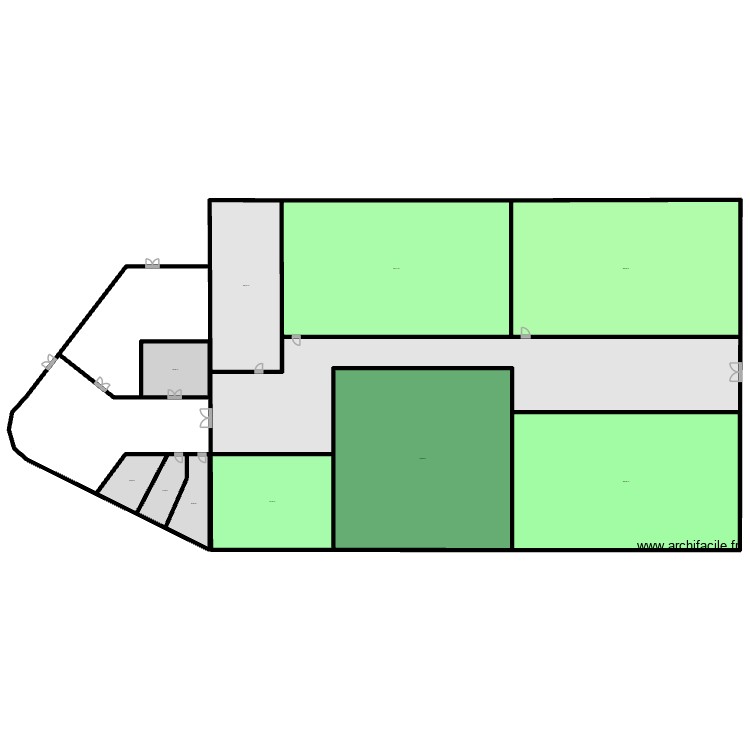 five Curtis. Plan de 0 pièce et 0 m2