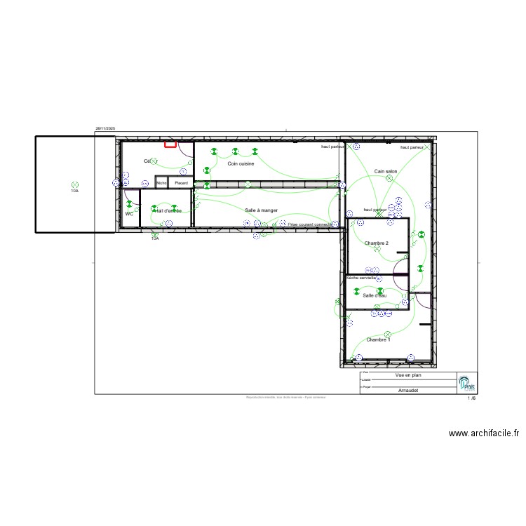ARNAUDET. Plan de 0 pièce et 0 m2