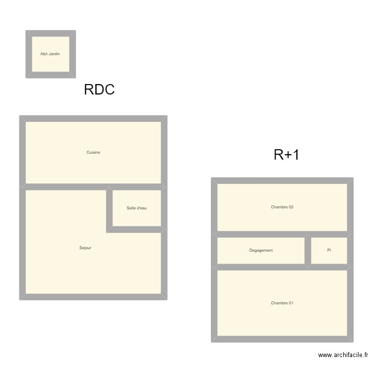 350601877. Plan de 8 pièces et 82 m2