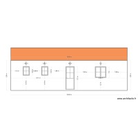 Coupe fa&ccedil;ade NORD