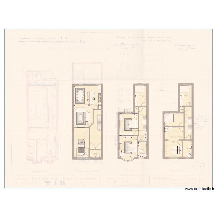 Av de l'opale 50 - projet aménagement. Plan de 0 pièce et 0 m2
