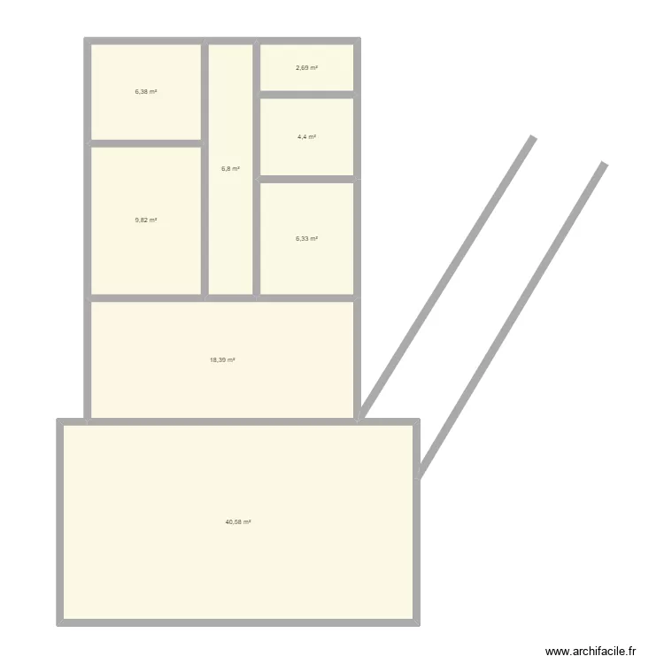 piscine spa. Plan de 