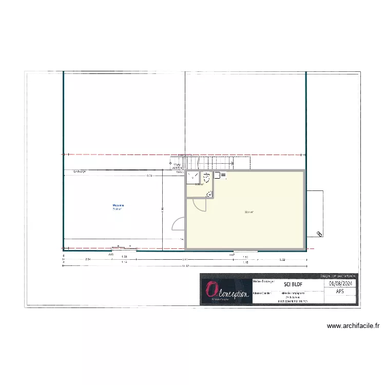 BLDF PLOMBERIE ETAGE. Plan de BLDF PLOMBERIE ETAGE. Plan de