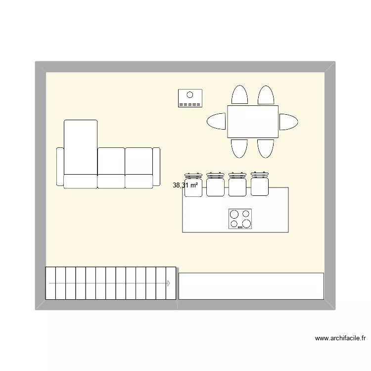 Purpan. Plan de 1 et 38 m² Purpan. Plan de 1 et 38 m²
