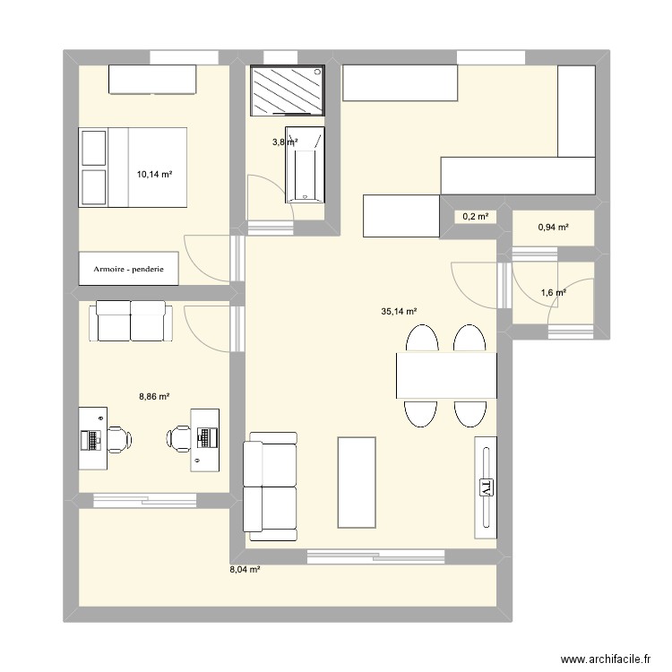 jules guesde. Plan de 0 pièce et 0 m2