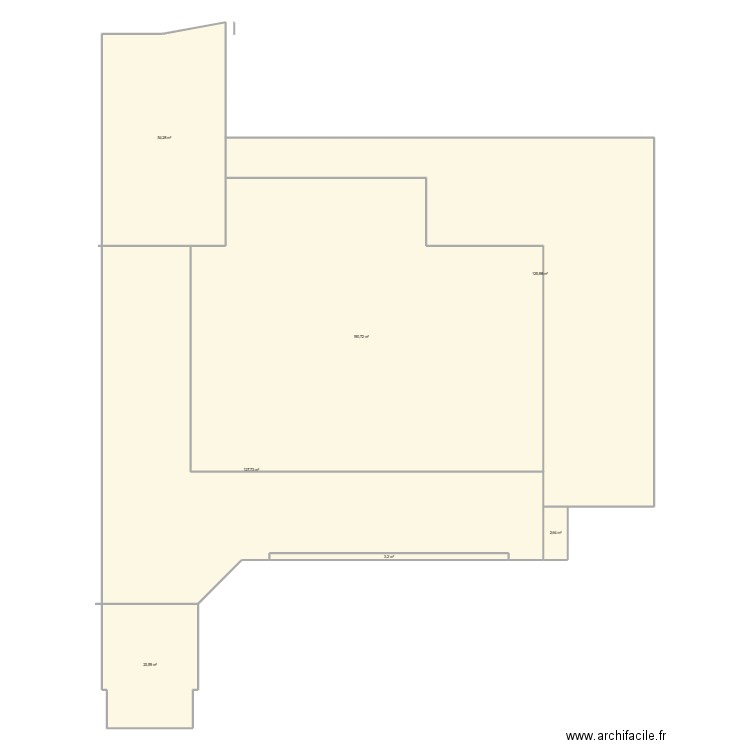 gorrias Bages. Plan de 7 pièces et 528 m2