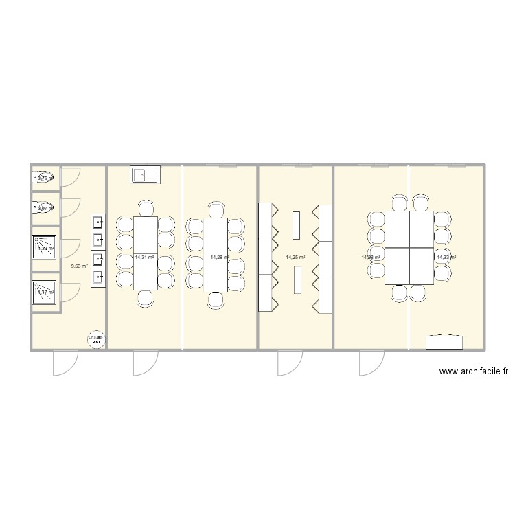 SMG CONSTRUCTION CHANTIER SALAISE SUR SANNE. Plan de 10 pièces et 85 m2