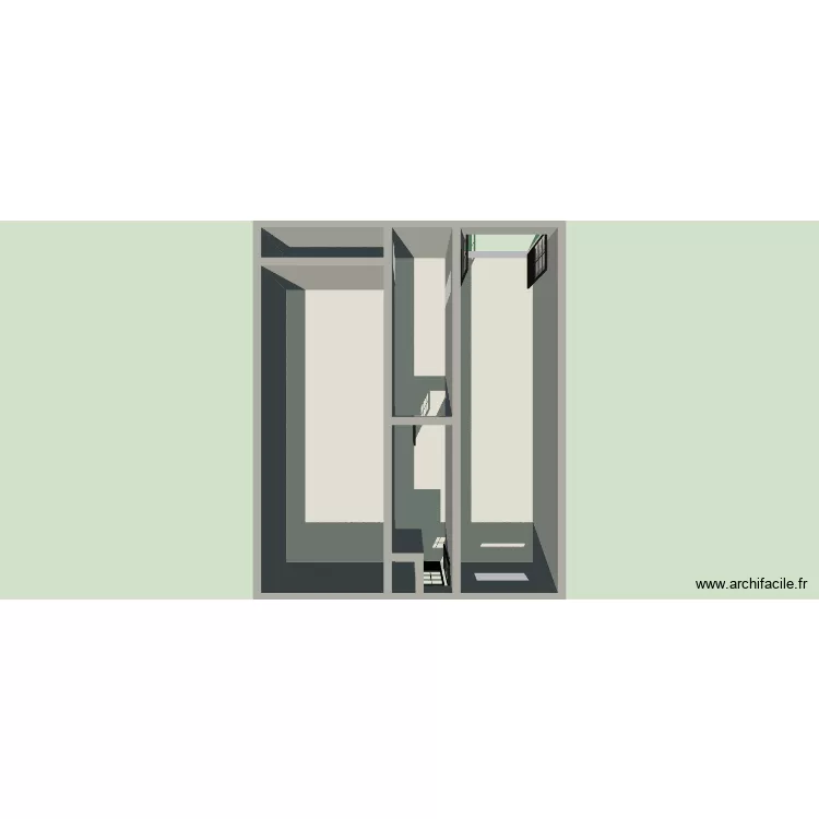rez de chausser. Plan de 6 Pièces et 93 m² rez de chausser. Plan de 6 Pièces et 93 m²