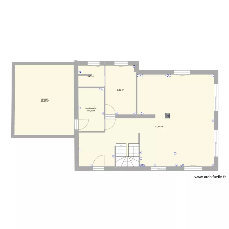 Grilly &eacute;lectricit&eacute;. Plan de 