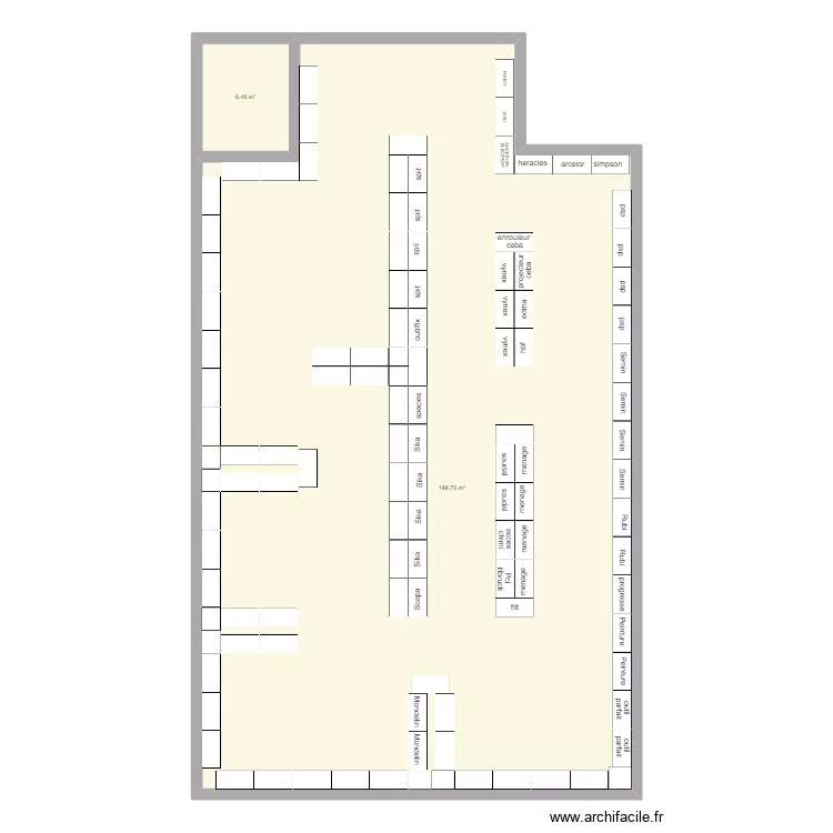 Nimes . Plan de 