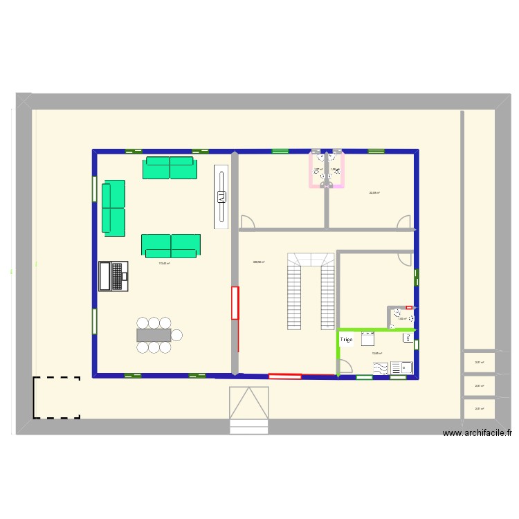 mon manoua. Plan de 10 pièces et 698 m2