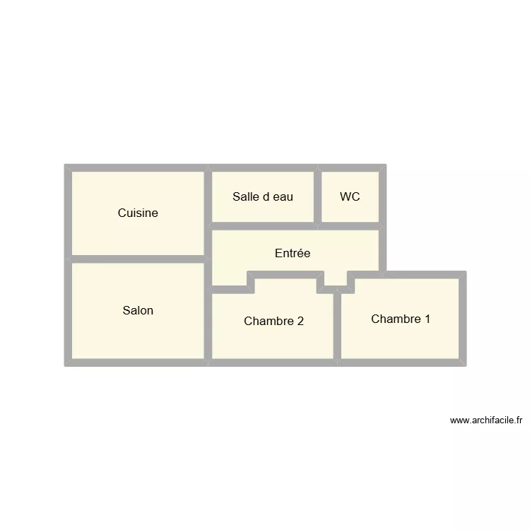 2601 DESCLOUX. Plan de 7 et 13 m² 2601 DESCLOUX. Plan de 7 et 13 m²
