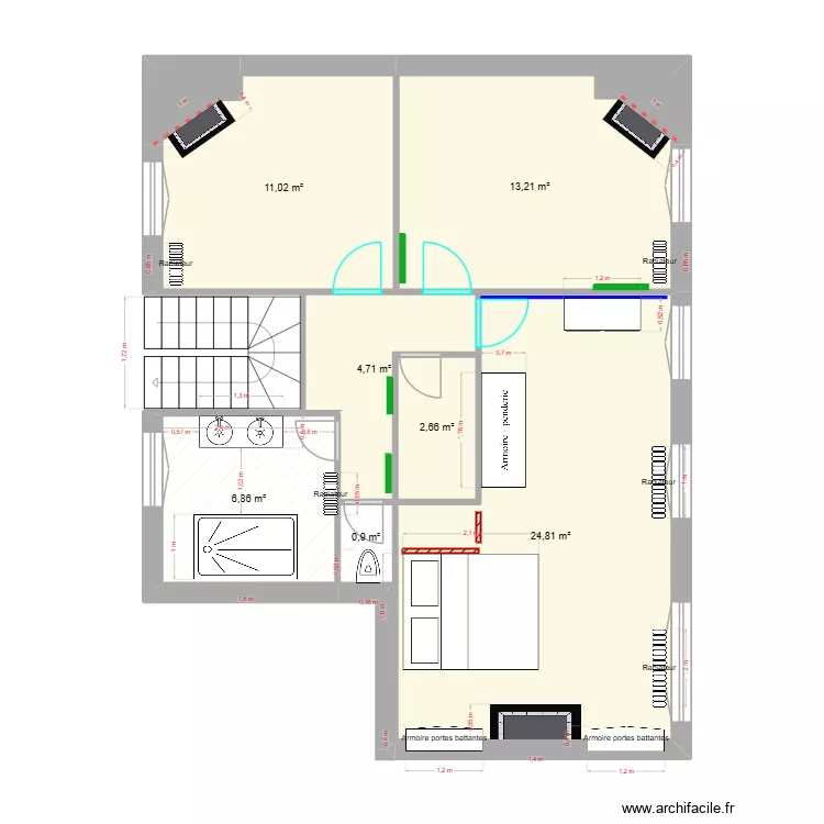 Maison 1ier etage NEW. Plan de 9 et 65 m² Maison 1ier etage NEW. Plan de 9 et 65 m²