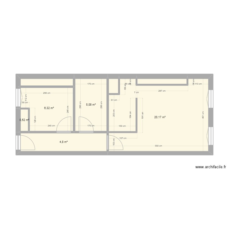 GENSAN. Plan de 8 pièces et 39 m2