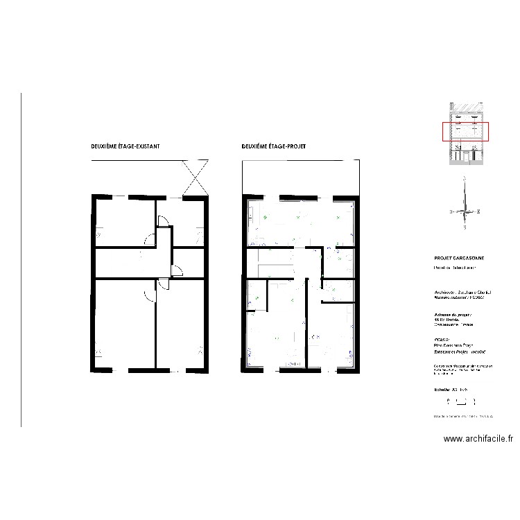 r+2 carcassonne. Plan de 0 pièce et 0 m2