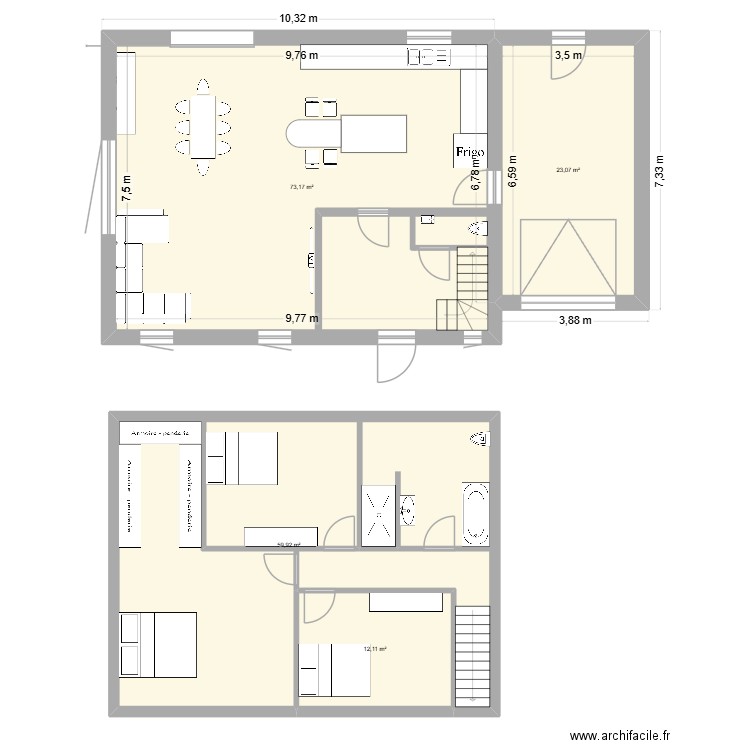 fkldgjhwdkf. Plan de 4 pièces et 168 m2