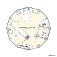 Domo Habitacional (2 Personas)